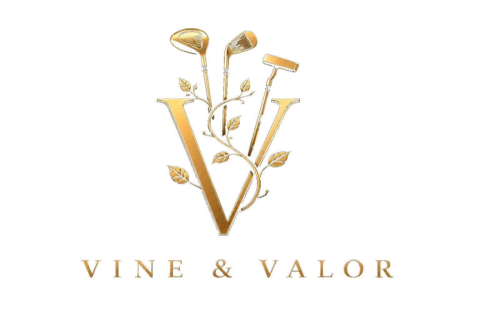 Vine and Valor gold crest logo